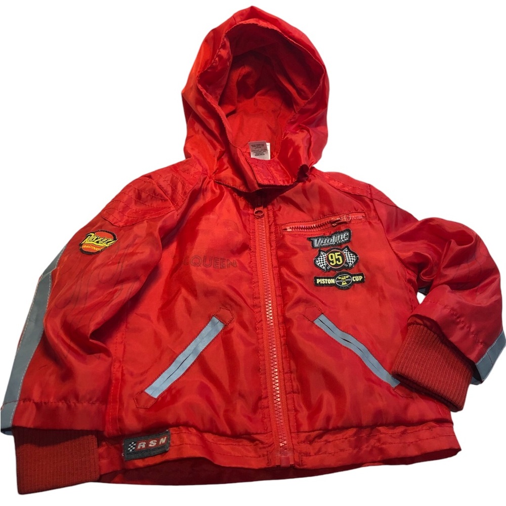 Disney Baby Lightening McQueen Jacket Windbreaker 12-18 mos